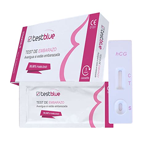 Test de embarazo alta sensibilidad 5 Tests formato cassette | Prueba de embarazo resultado preciso y rápido | Test de embarazo decteción temprana confiable e inteligente | Test de embarazo rápido